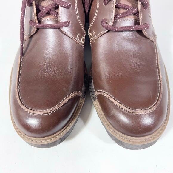 Clarks Hinsdale Mid Lace Up Chukka Boot Men 8.5 Brown Leather New - Picture 7 of 16